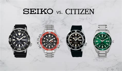 seiko vs citizen clock.